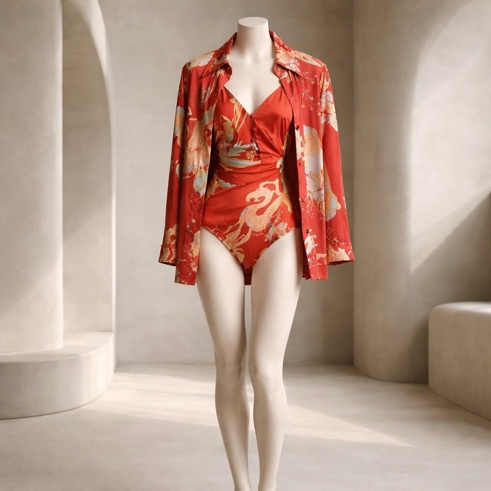 Vintage 70’s Roxanne Bathing Suit Womens Size Small